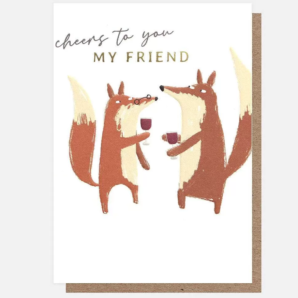 Clearance Foxes Birthday Card For Them