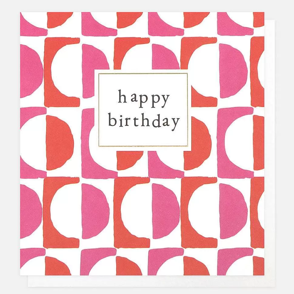 Outlet Geo Stamped Birthday Card For Them