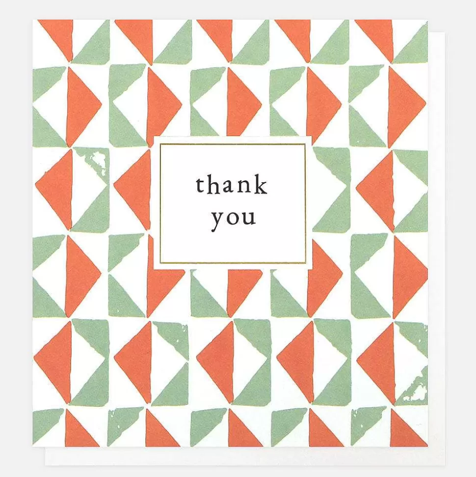 Fashion Geometric Thank You Card Thank You Cards