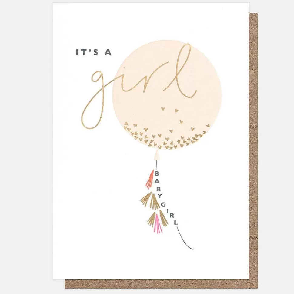 Flash Sale Giant Balloon New Baby Girl Card New Baby Cards