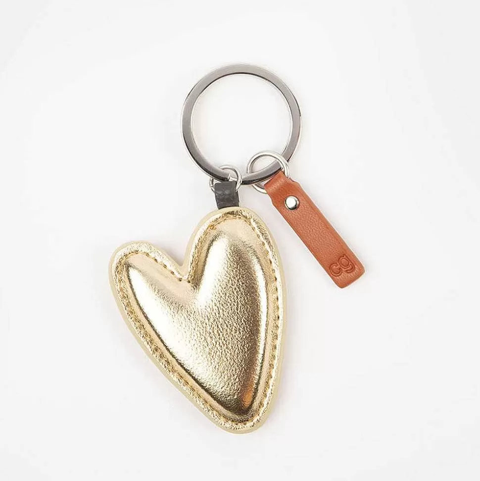 Best Gold Heart Keyring Keyrings & Bag Charms