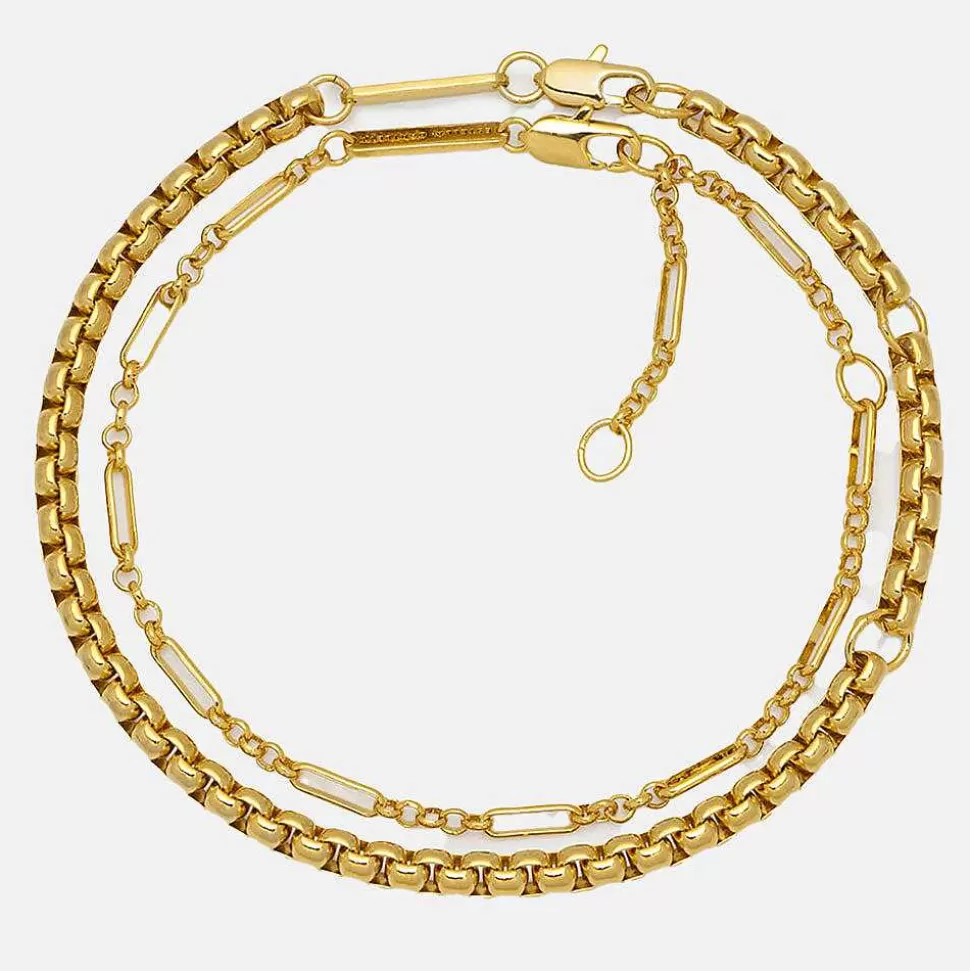 Best Gold Plated Layered Chain Bracelet Bracelets