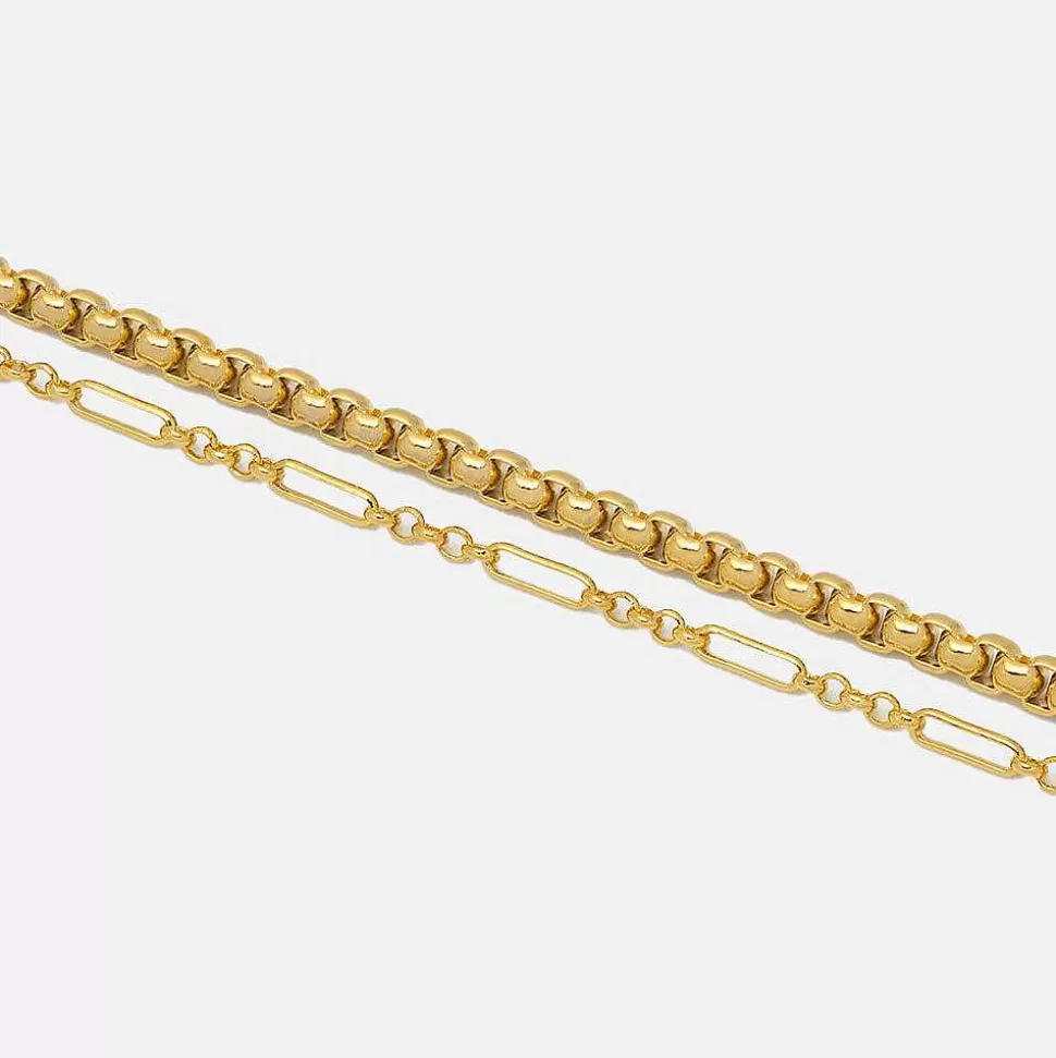 Best Gold Plated Layered Chain Bracelet Bracelets