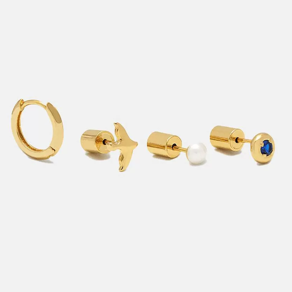 Cheap Gold Plated Nature Stud Earrings Earrings