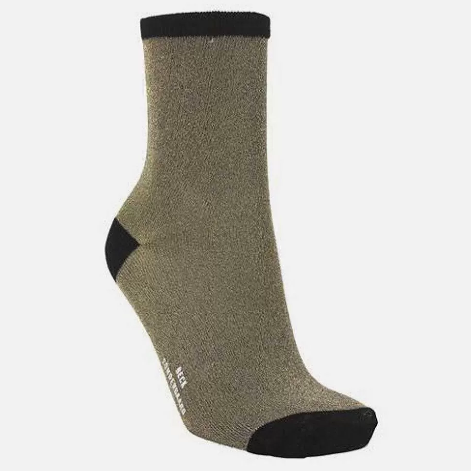 Store Gold Solid Socks Socks