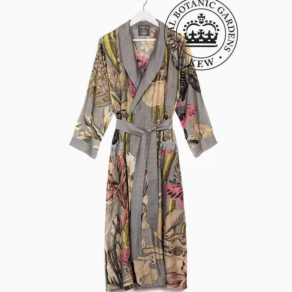 Flash Sale Grey Kew Iris Lightweight Dressing Gown Dressing Gowns