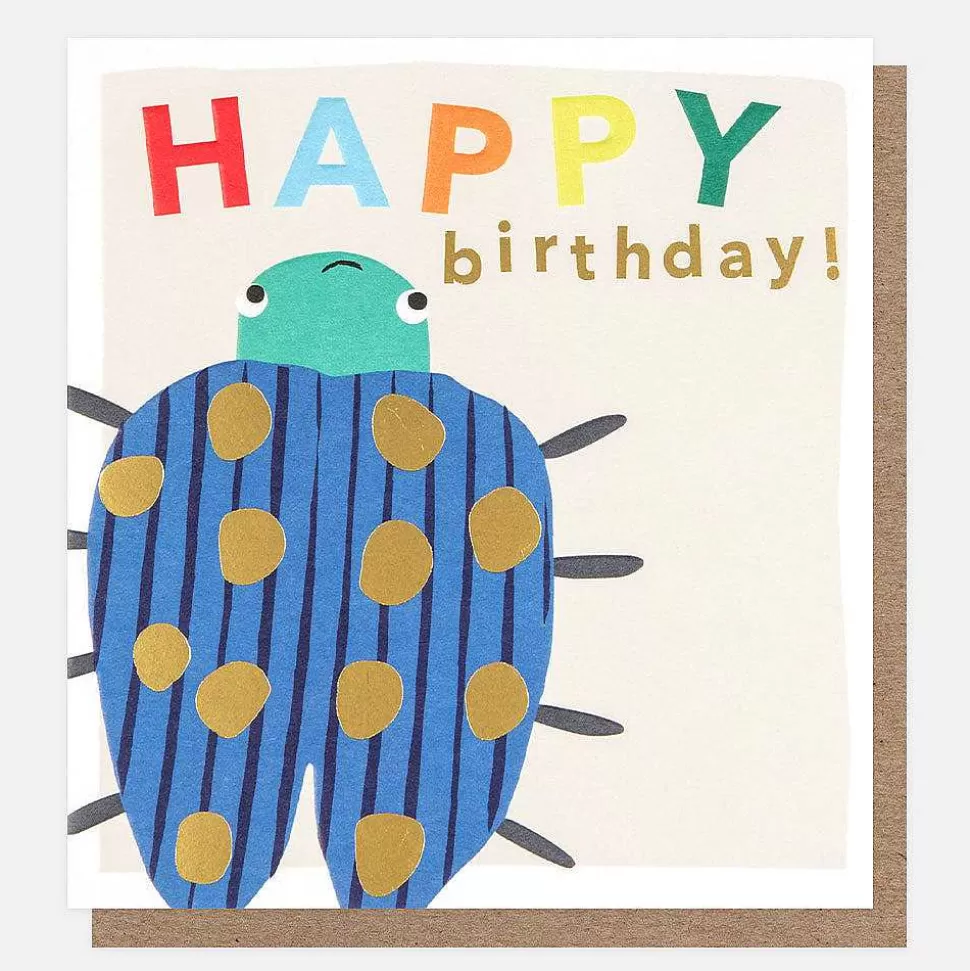 Fashion Happy Birthday Beetle Birthday Card New Cards