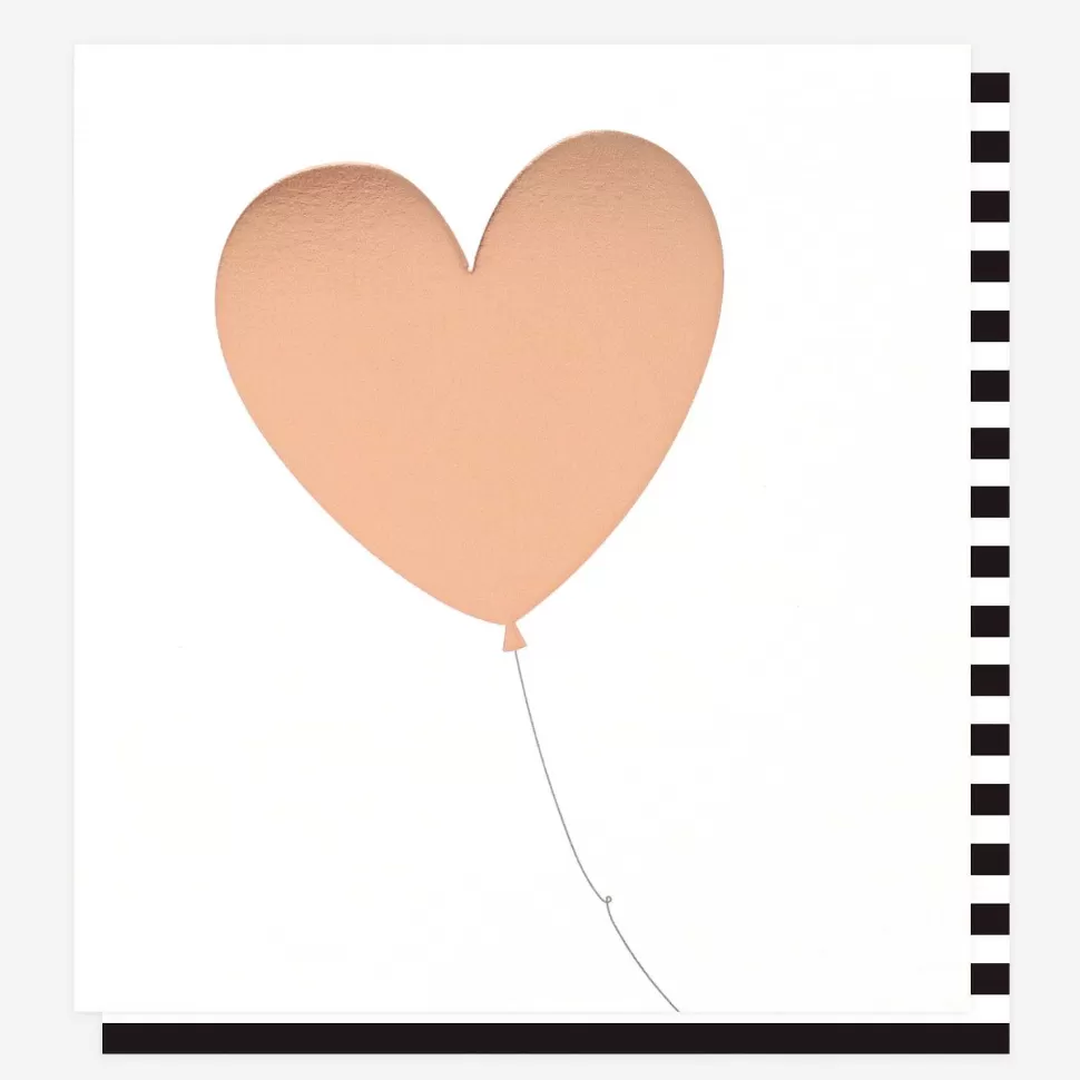 Hot Heart Balloon Card Engagement Cards