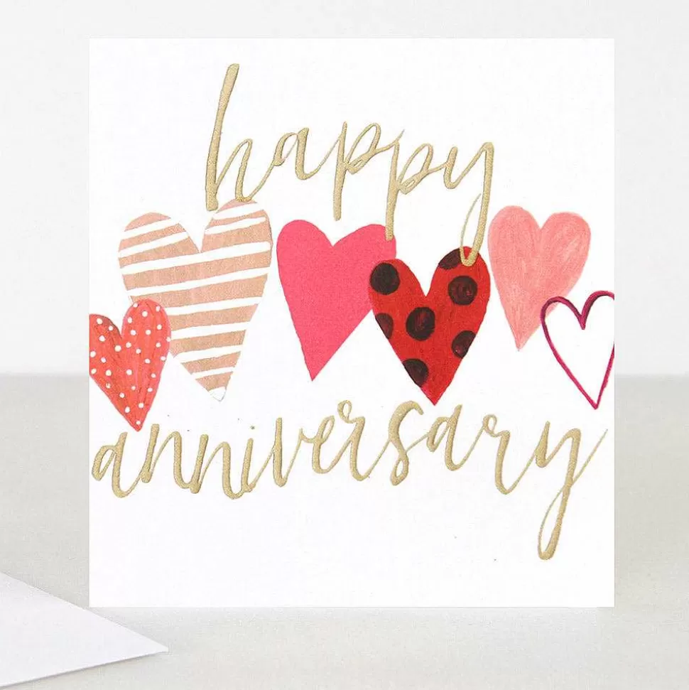 New Hearts Happy Anniversary Card Anniversary Cards