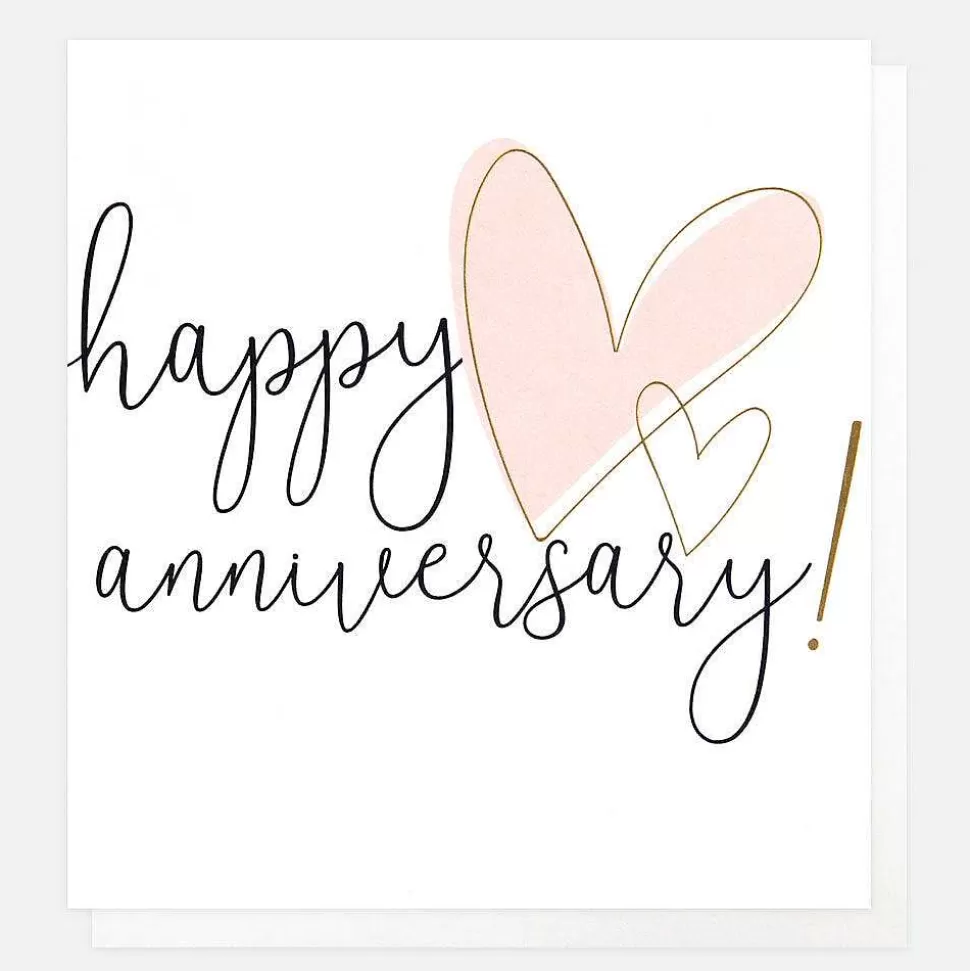 Fashion Hearts Happy Anniversary Card Anniversary Cards