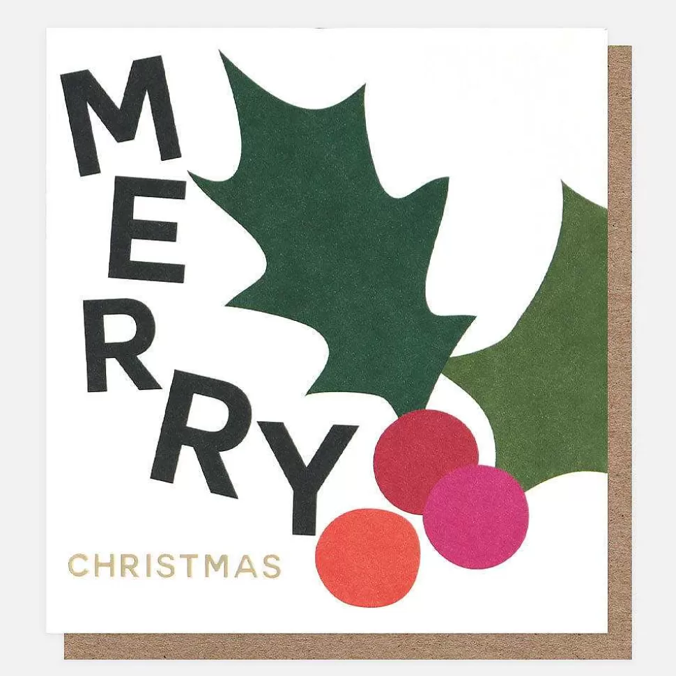 Best Holly And Star Bauble Charity Christmas Cards Pack Of 8 Christmas Cards
