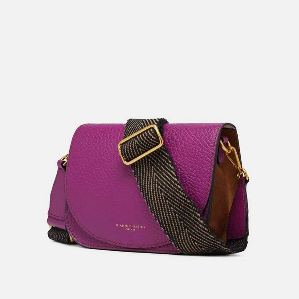 Discount Hot Pink Leather Tara Crossbody Bag Crossbody Bags