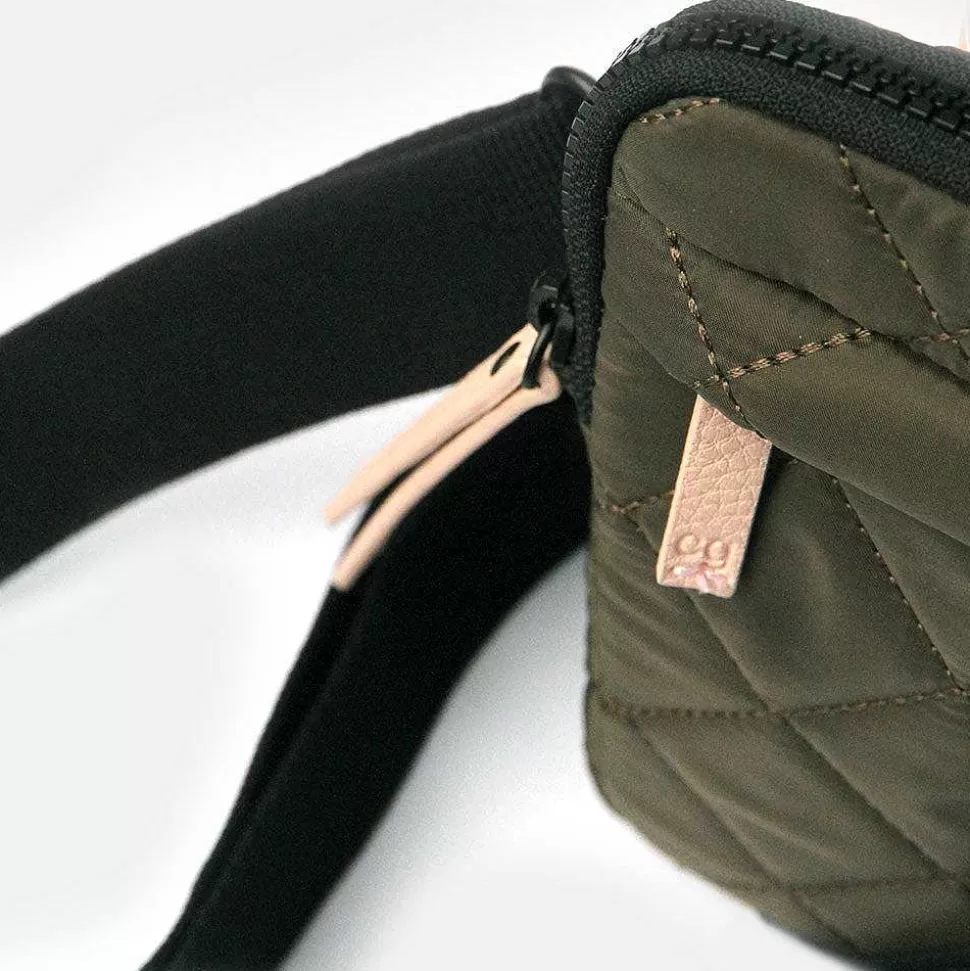 Online Khaki Quilted Phone Pouch Bag Phone Pouch Bags