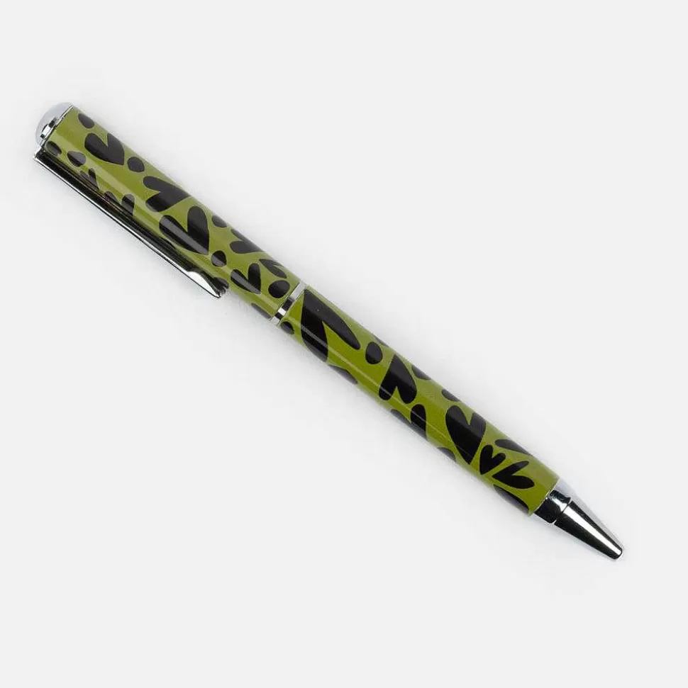 Flash Sale Khaki/Black Heart Boxed Pen Pens