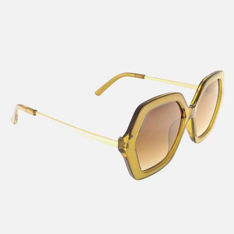 Online Kiwi Green Iman Sunglasses Sunglasses