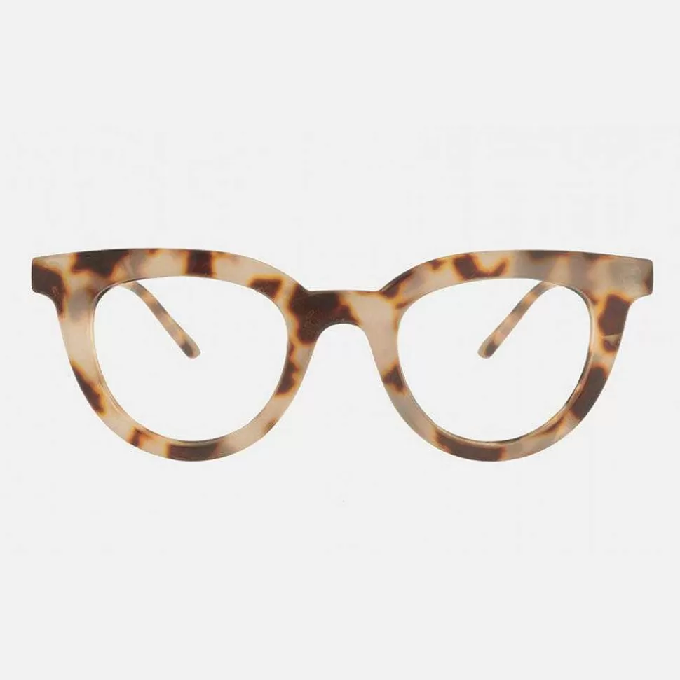 Cheap Latte Agatha Blue Light Glasses Glasses