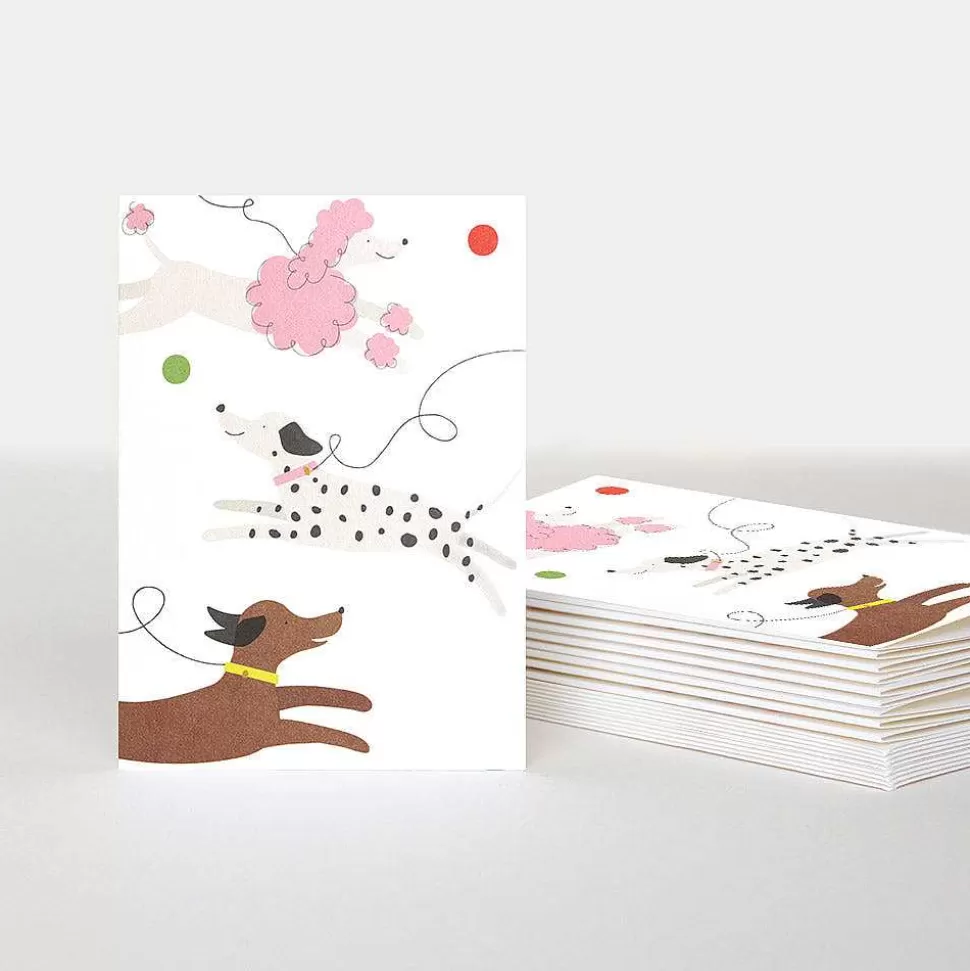 Discount Leaping Dogs Blank Notecards Pack Of 10 Blank Notecards Packs