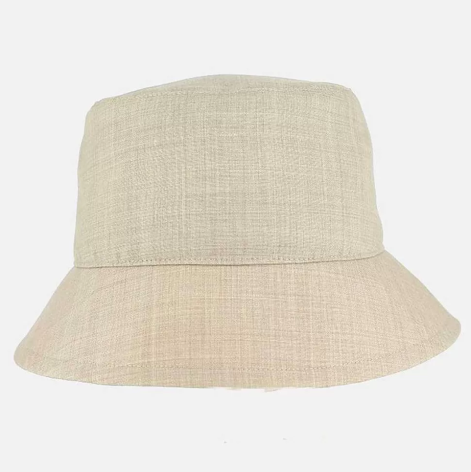 Cheap Light Beige Cotton Bucket Hat Hats & Caps