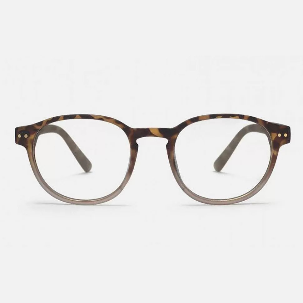 Outlet Light Brown Jerry Blue Light Glasses Glasses