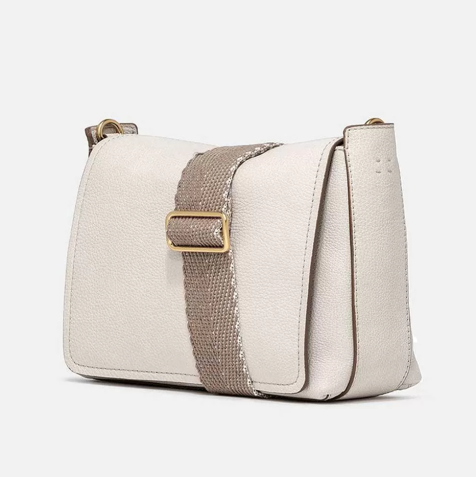 Outlet Marble Leather Tea Flap Bag Shoulder Bags