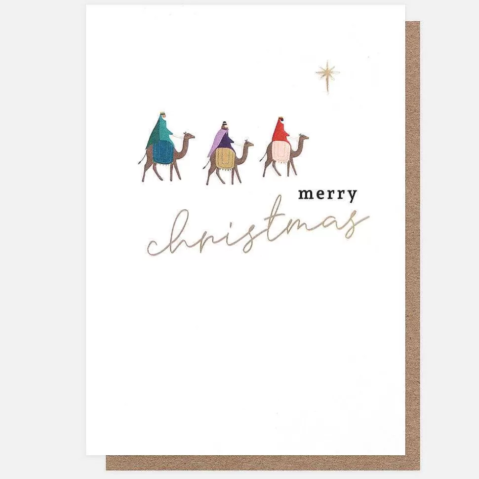 Outlet Merry Christmas Three Wise Men Card Christmas Cards