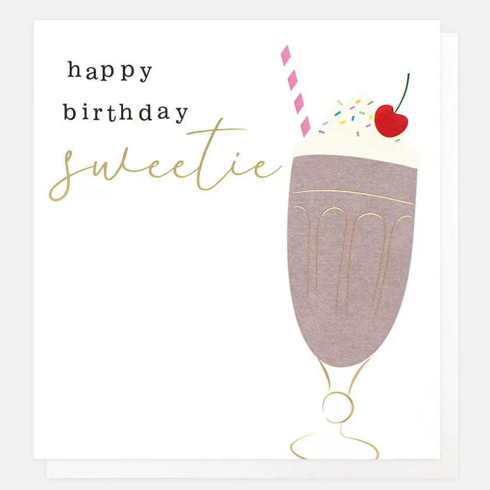 Fashion Milkshake Birthday Card For Kids
