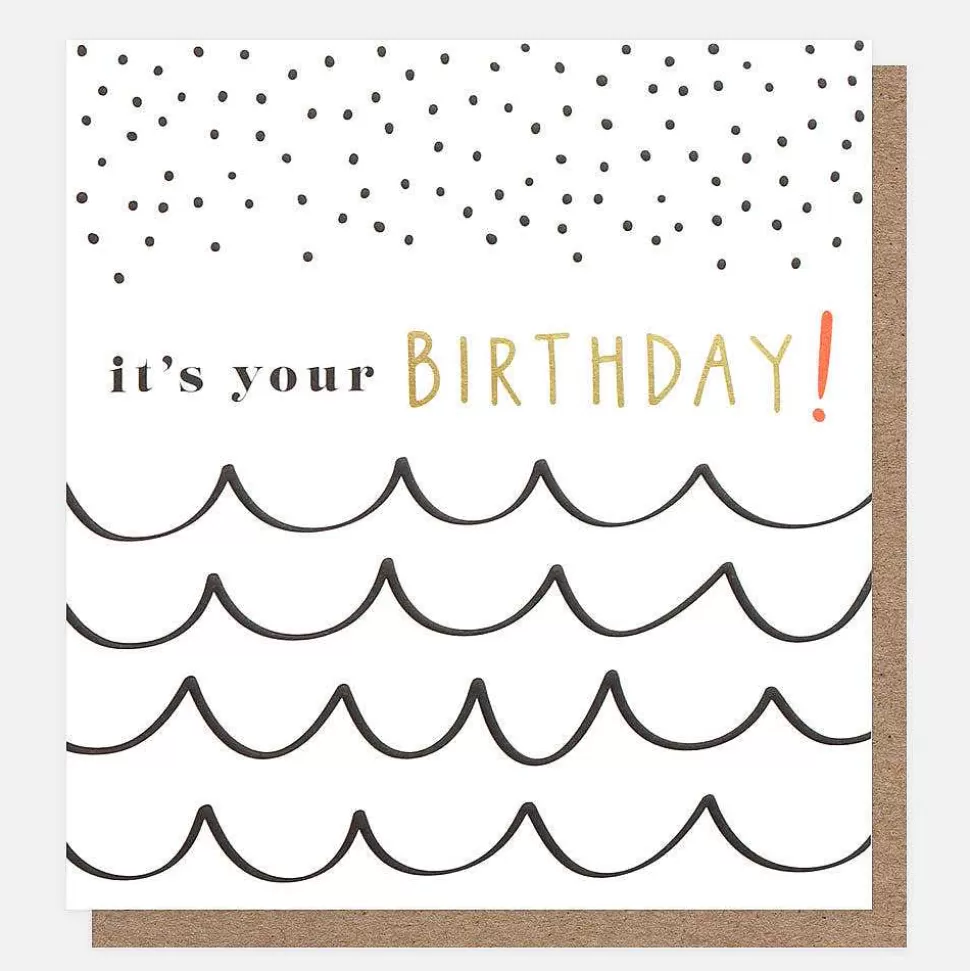 Cheap Mini Spot & Wave Birthday Card For Them