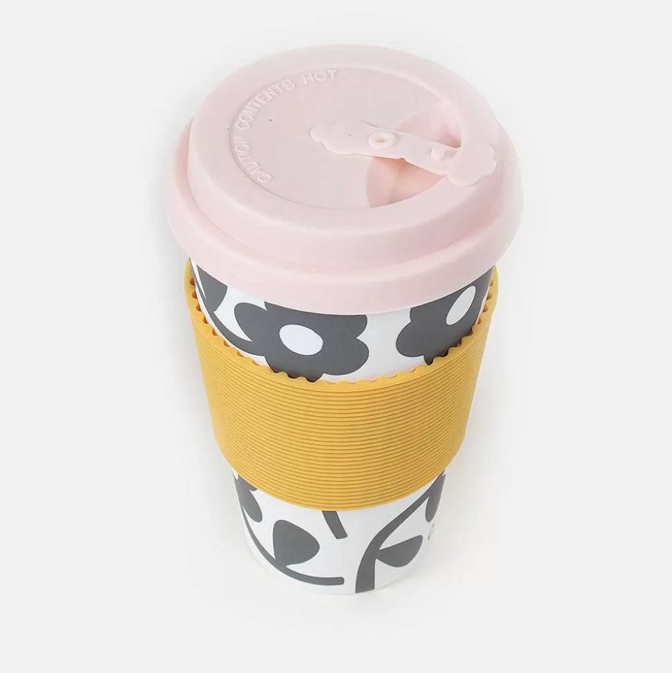 Sale Mono Floral Eco Travel Mug Kitchen Accessories