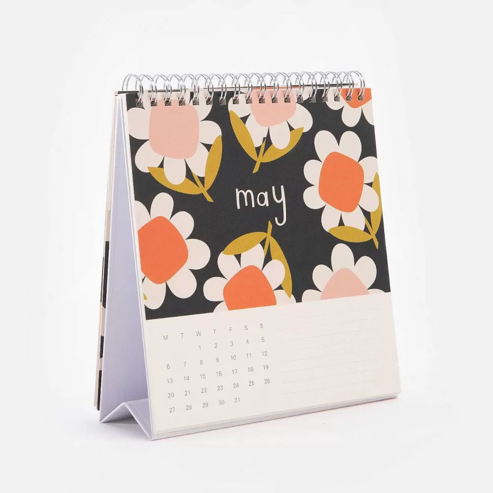 Shop Mono Hearts 2024 Desk Calendar Calendars & Diaries