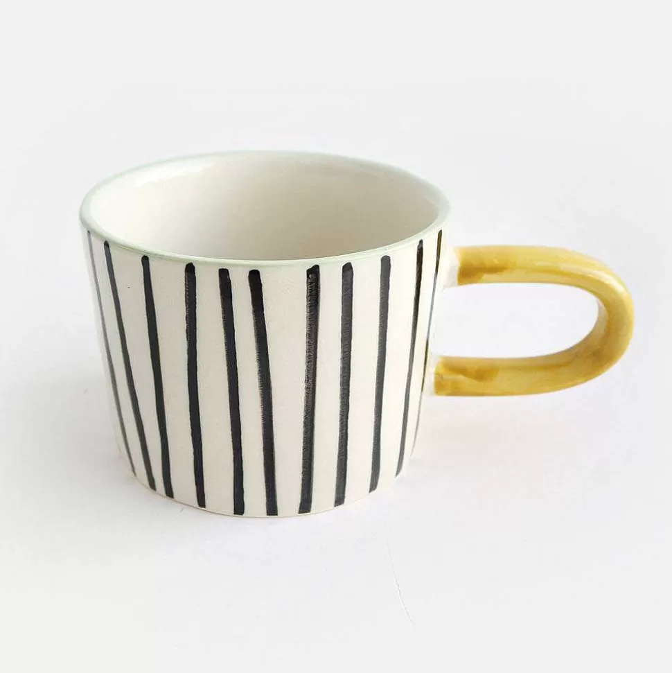 Hot Mono Stripe Mug Drinkware