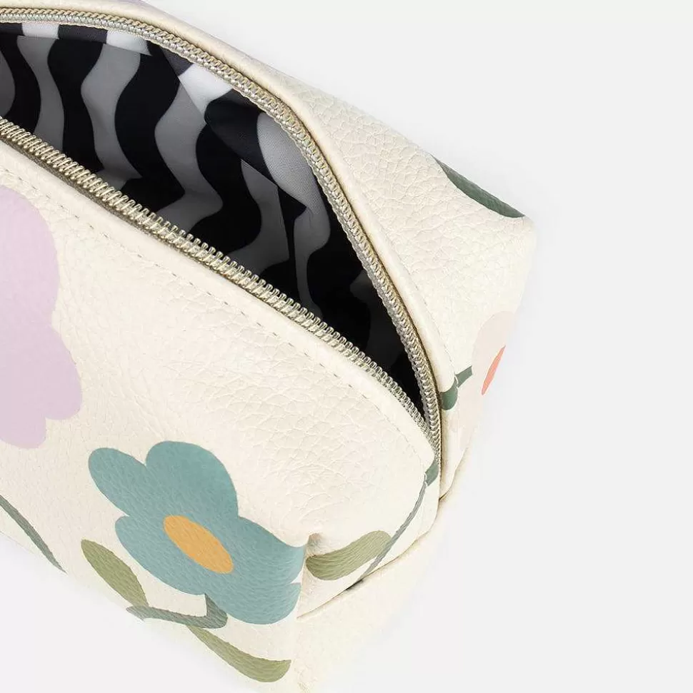 Fashion Multi Floral Cube Cosmetic Bag Cosmetic Bags & Wash Bags