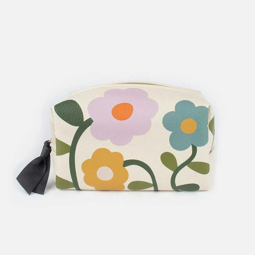 Fashion Multi Floral Cube Cosmetic Bag Cosmetic Bags & Wash Bags