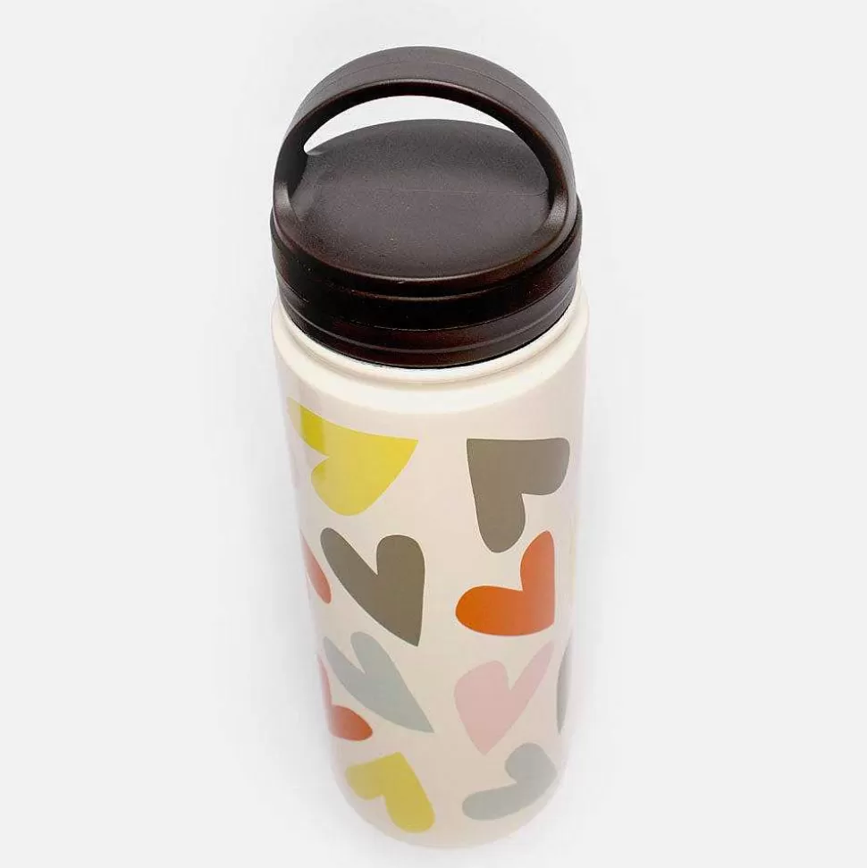 Clearance Multi Hearts Metal Water Bottle Drinkware