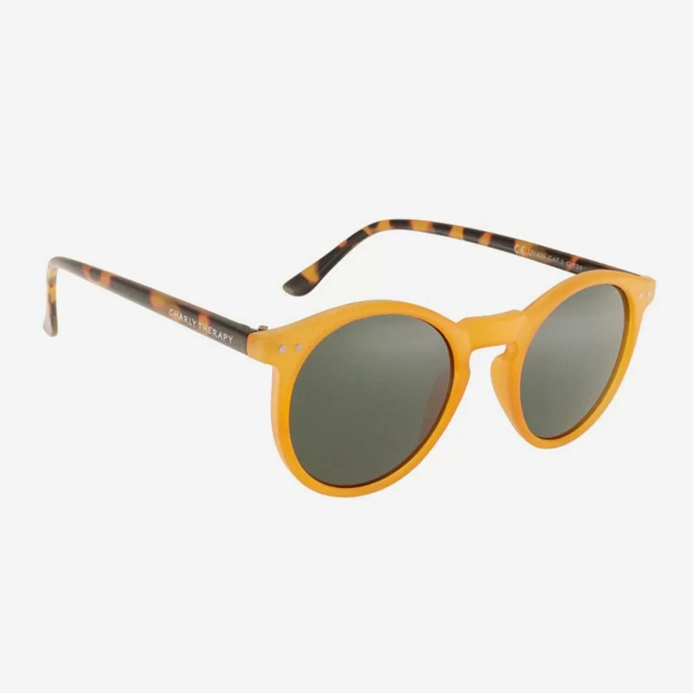 Clearance Mustard Charles Round Sunglasses Sunglasses