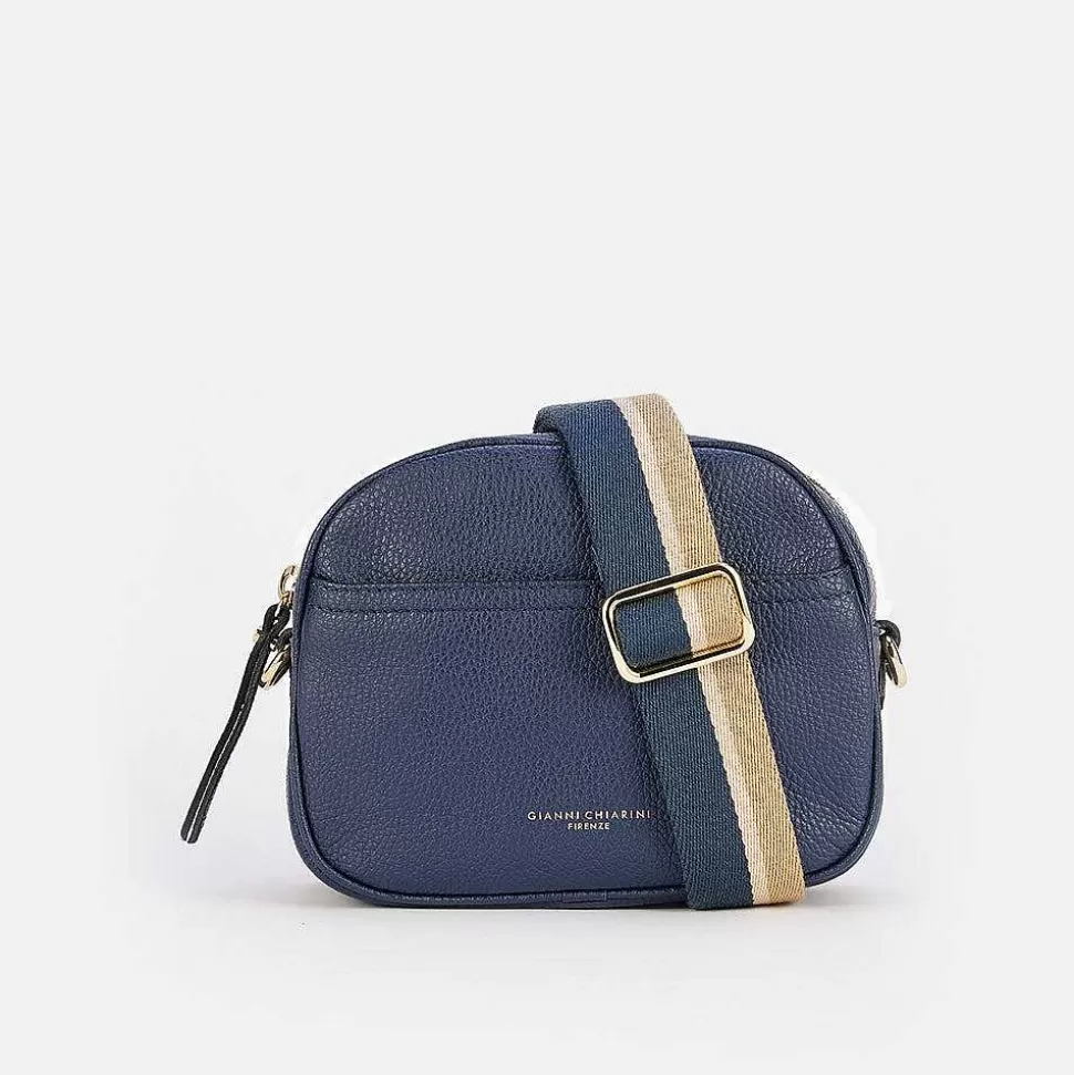 Online Navy Leather Nina Camera Bag Camera Bags