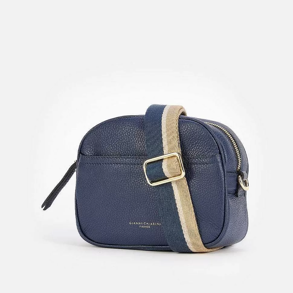 Online Navy Leather Nina Camera Bag Camera Bags