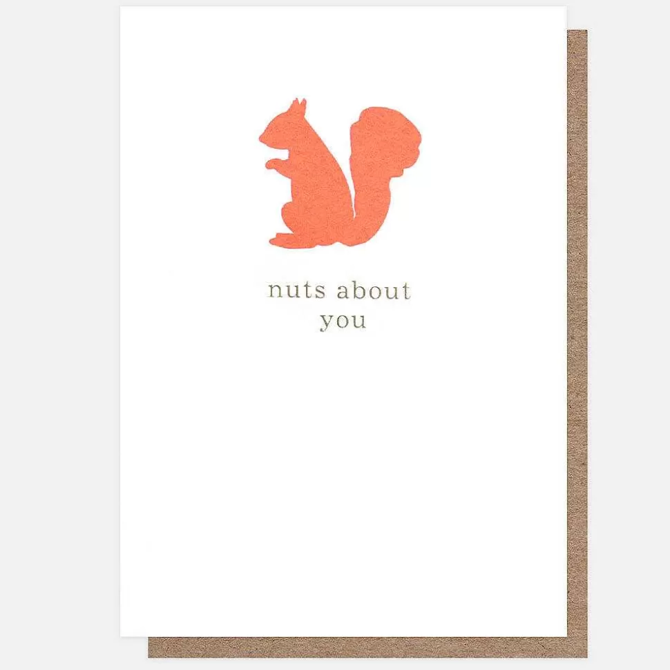 Flash Sale Nuts About You Squirrel Card Anniversary Cards