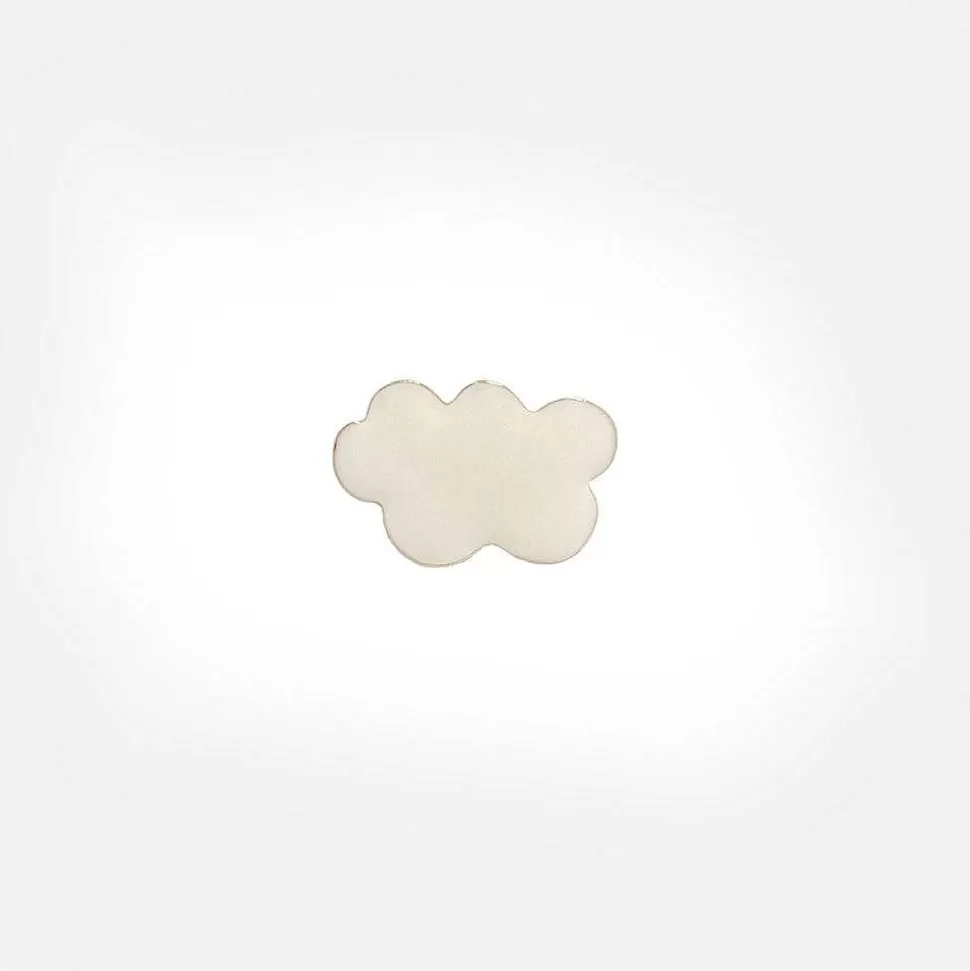 Best Sale Off White Cloud 24K Gold Gilded Micro Brooch Brooches