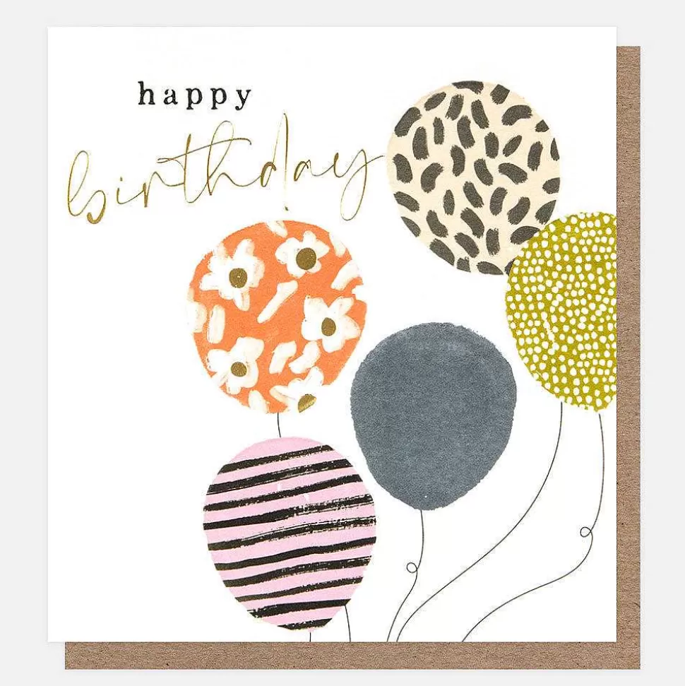 Best Sale Patterned Balloons Happy Birthday Card Birthday Cards