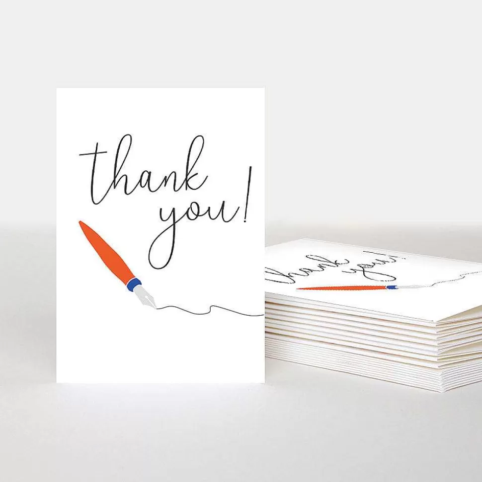 Fashion Pen Thank You Notecards Pack Of 10 Thank You Card Packs