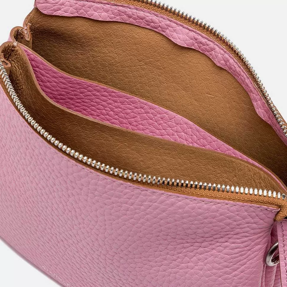 Outlet Pink Leather Knotted Handle Small Mia Bag Shoulder Bags