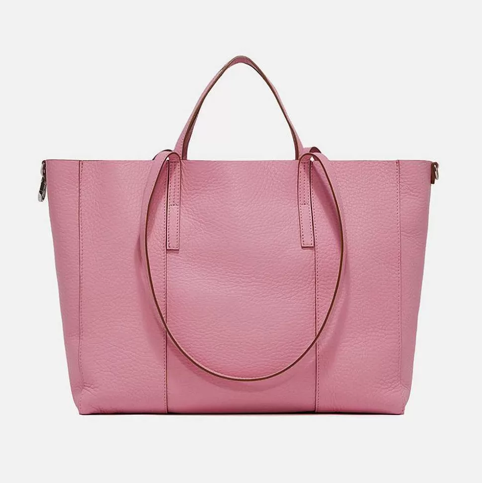 Hot Pink Leather Superlight Tote Bag Tote Bags