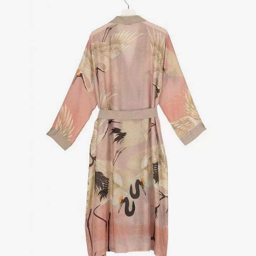 Clearance Plaster Pink Stork Dressing Gown Loungewear