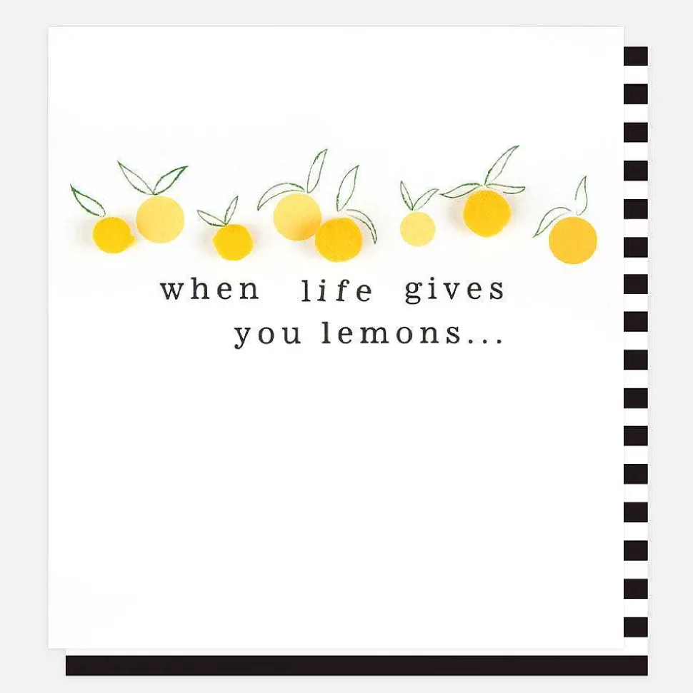 Hot Pom Pom Lemons Everyday Card New Cards