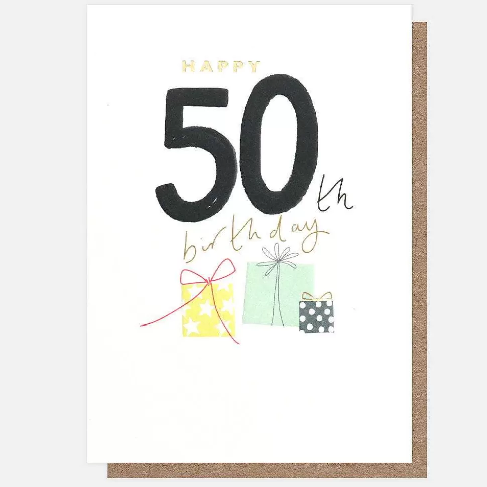 Hot Presents 50Th Birthday Card By Age
