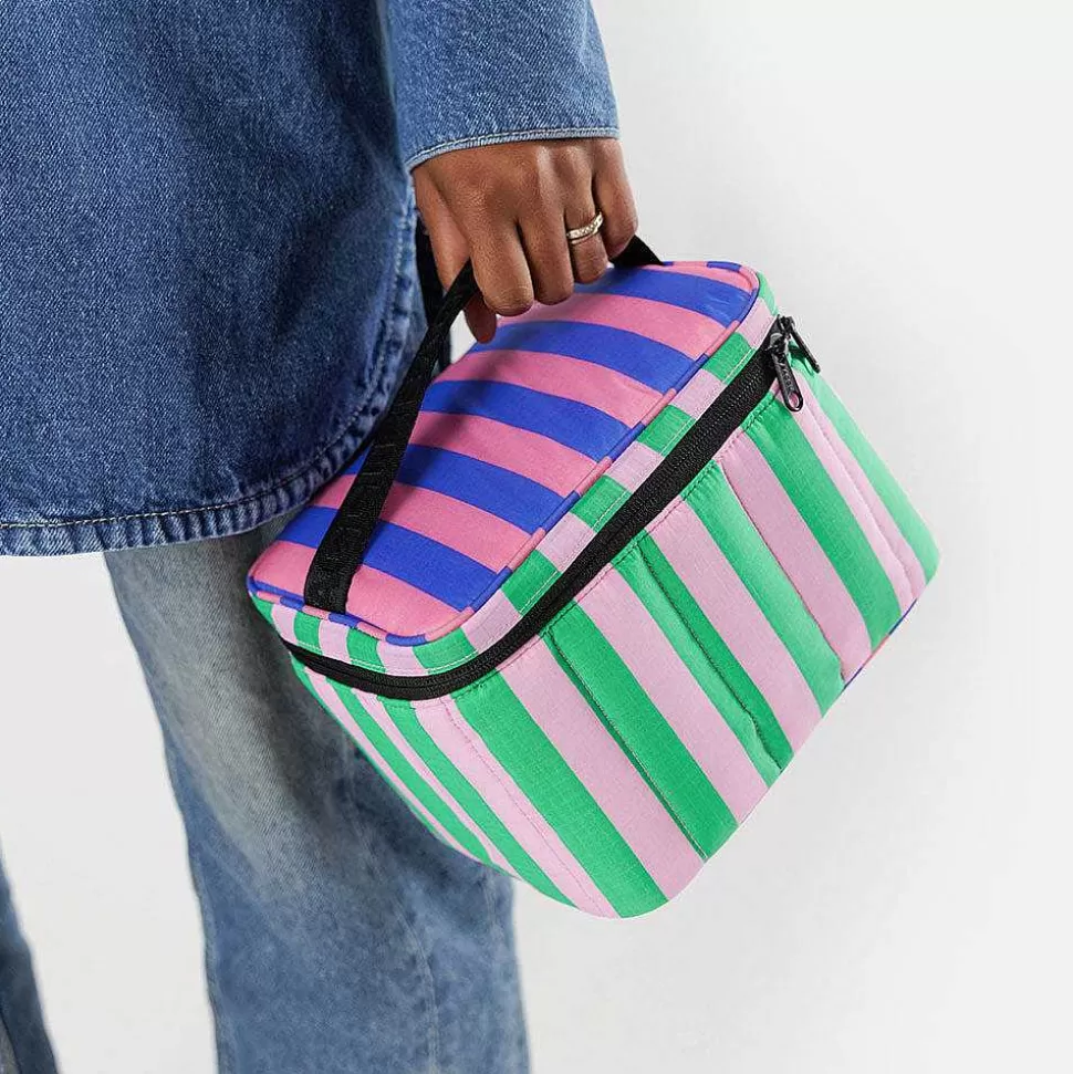 Best Sale Puffy Stripe Lunch Bag Kitchen Accessories