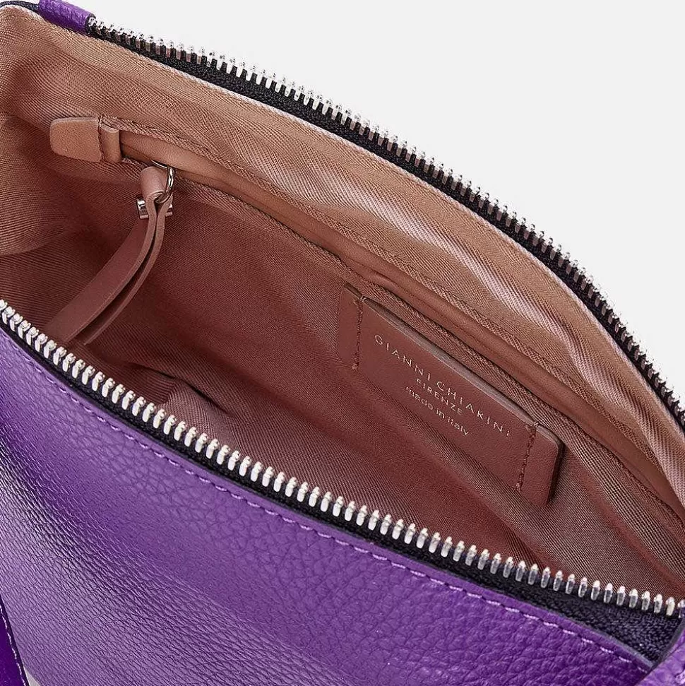 Sale Purple Leather Nadia Bag Shoulder Bags