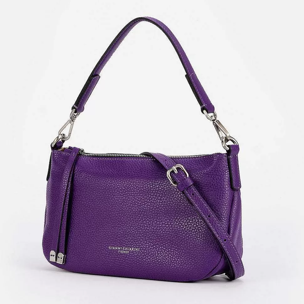 Sale Purple Leather Nadia Bag Shoulder Bags