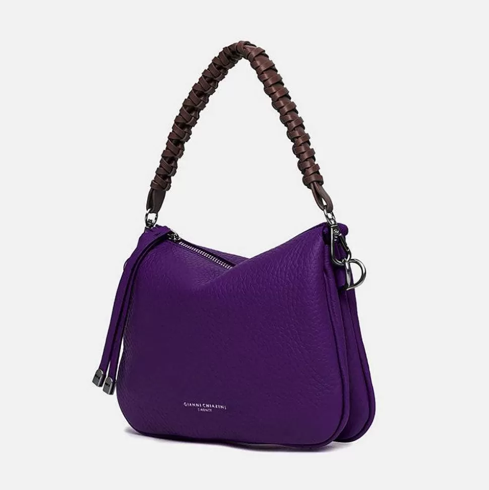 Best Purple Leather Small Mia Bag Colourful Bags