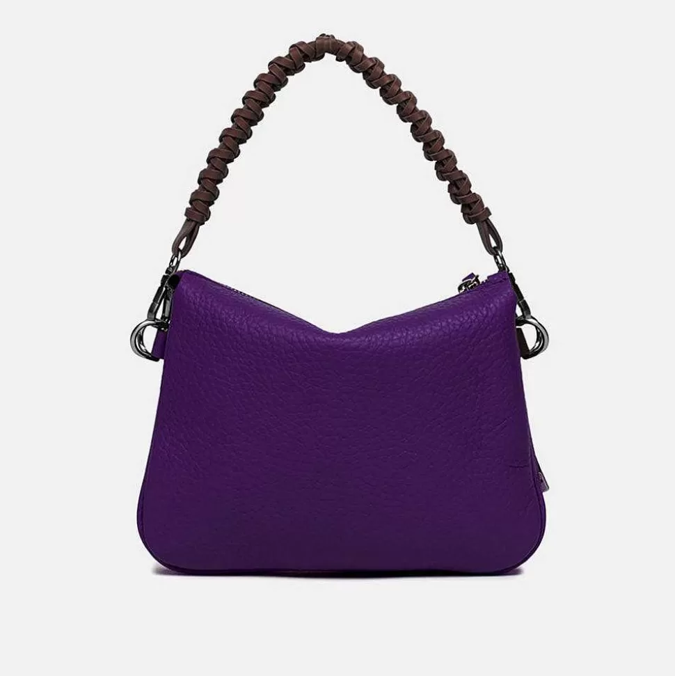 Best Purple Leather Small Mia Bag Colourful Bags